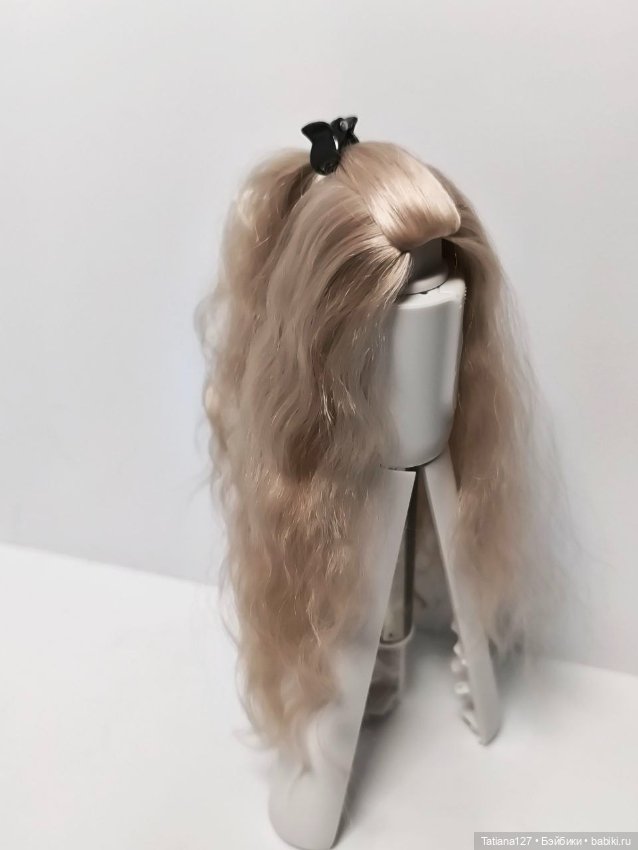 Парик из натуральных локонов козы . ОГ - 10,5см (фото 2)