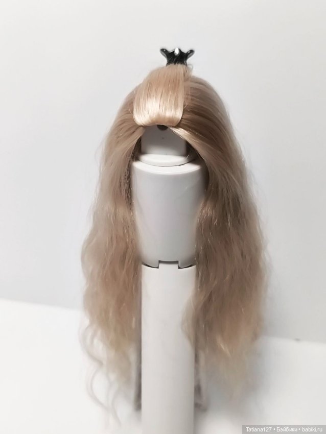 Парик из натуральных локонов козы . ОГ - 10,5см