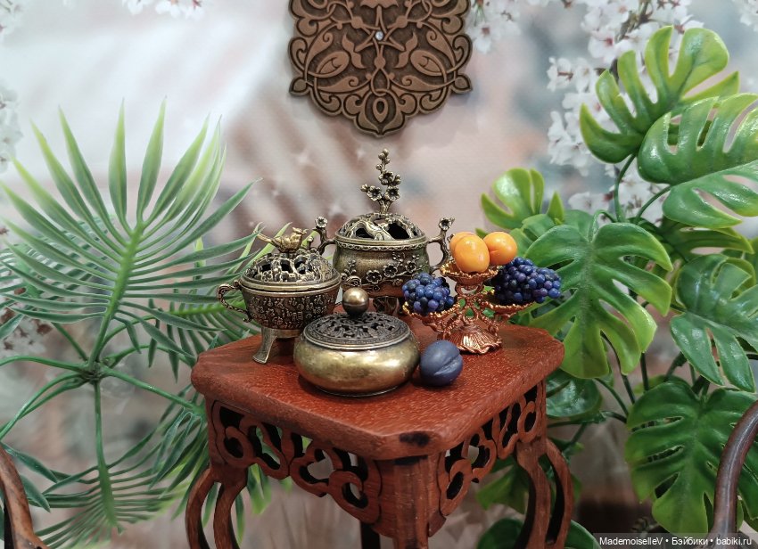 Столик № 2 натуральное дерево резное (фото 4)