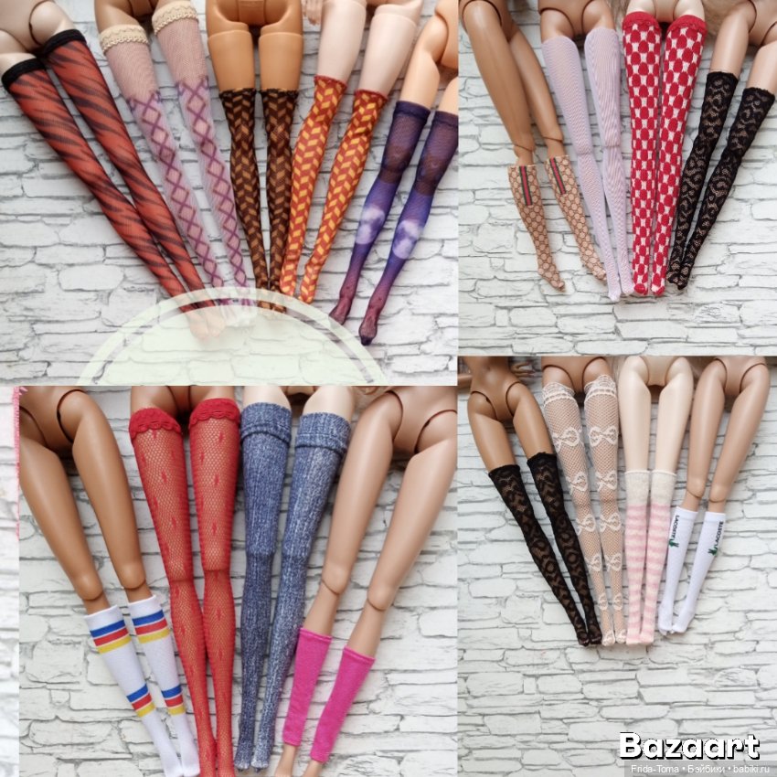 Чулки гольфы барби поппи интегрити момоко