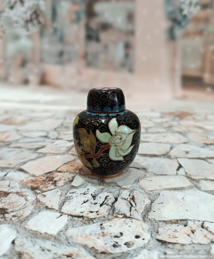 Чайница Клуазоне № 2 — Миниатюра для кукол