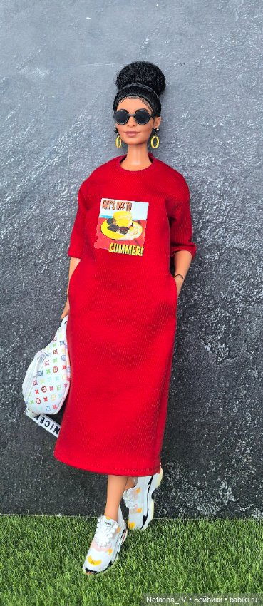 Платье для пышки Барби — Одежда для кукол (фото 2)