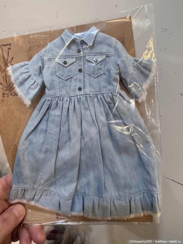 Джинсовое платье для формата подростки ( Тендер , Рожнева ) и та ) (фото 2)