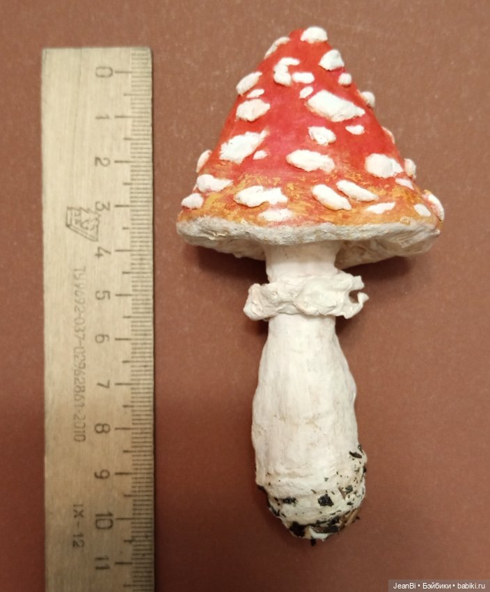 Мухоморчики из ваты — Авторские куклы (фото 7)