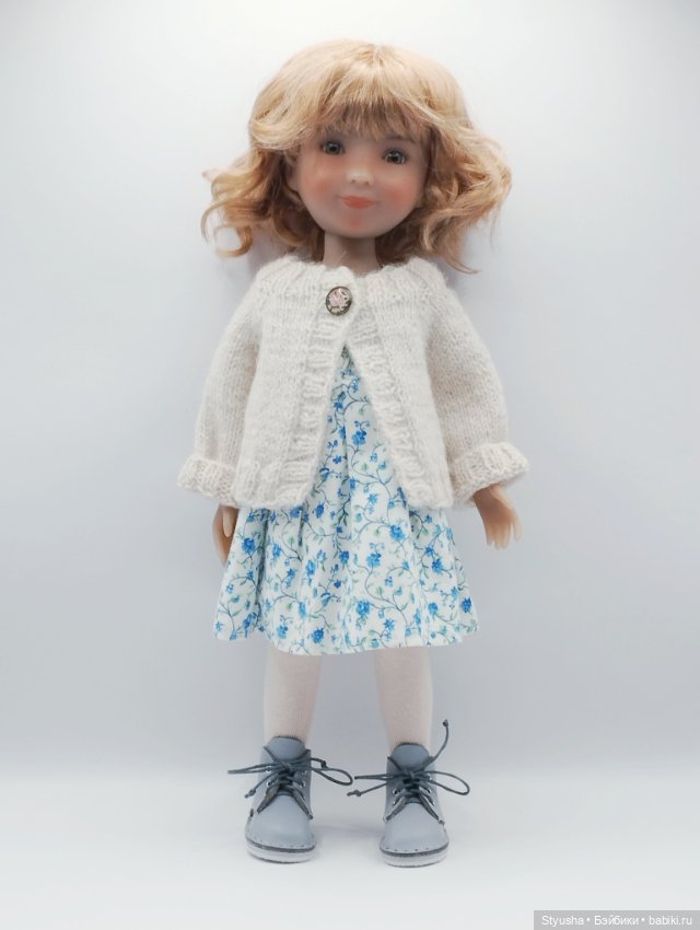 Ruby Red Siblies ботинки серые, обувь для кукол Руби Ред 31 см (фото 8)