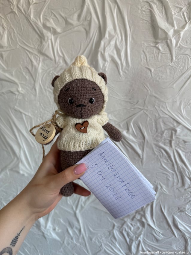 Мишка ручной работы — Авторские игрушки (фото 5)