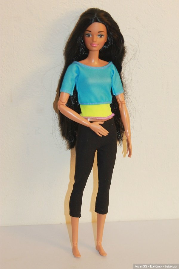 Голова 1993 Dolls of the World - Native American Barbie на теле МТМ