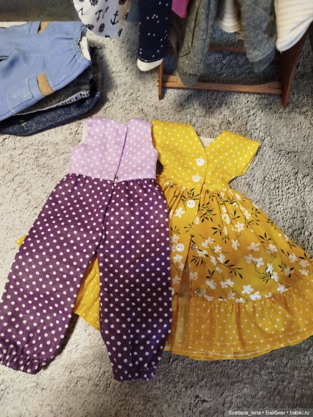 Лот одежды для кукол Руби Ред или Готц 36 см (фото 7)