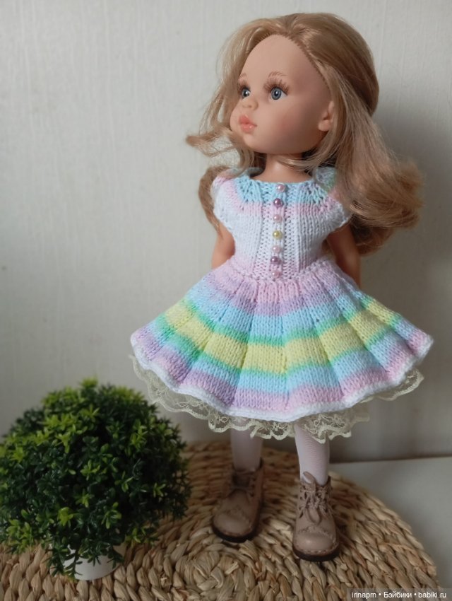 Платье+подъюбник — Одежда для кукол (фото 2)