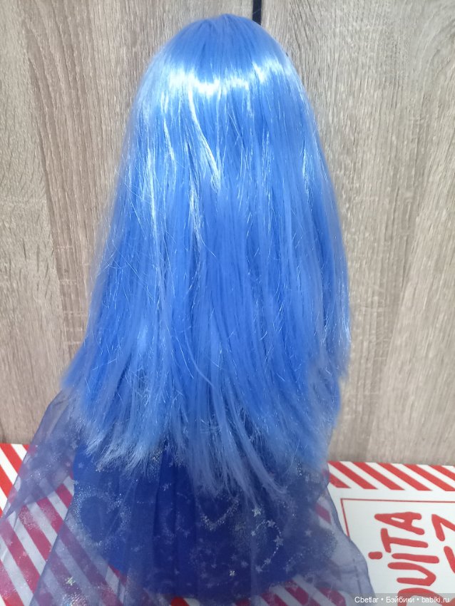 Паола Рейна в синем платье (фото 2)