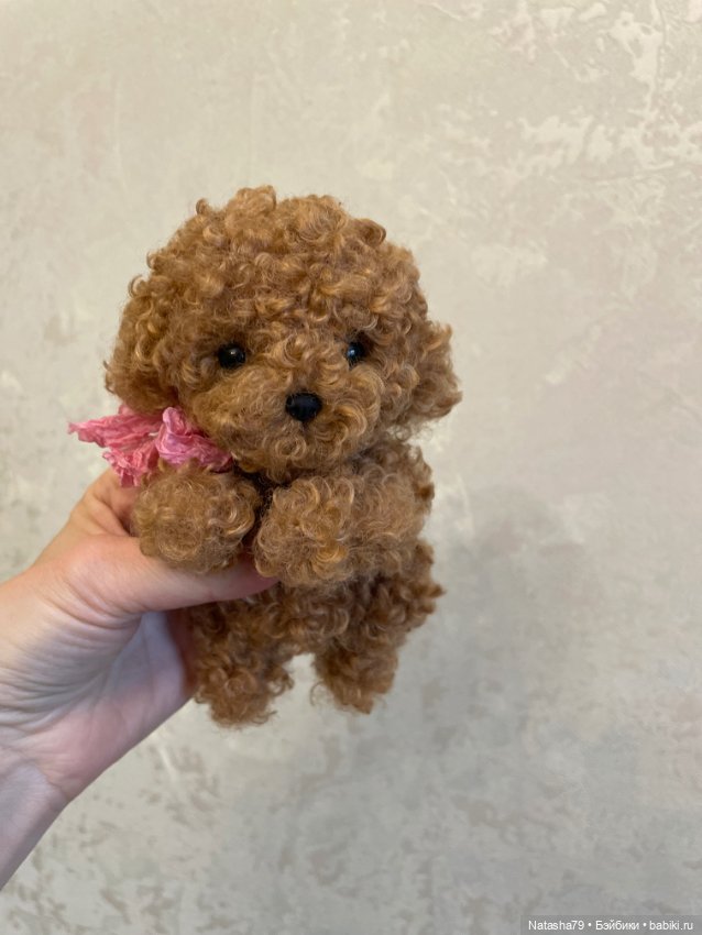 Щенок пуделя — Авторские игрушки (фото 4)