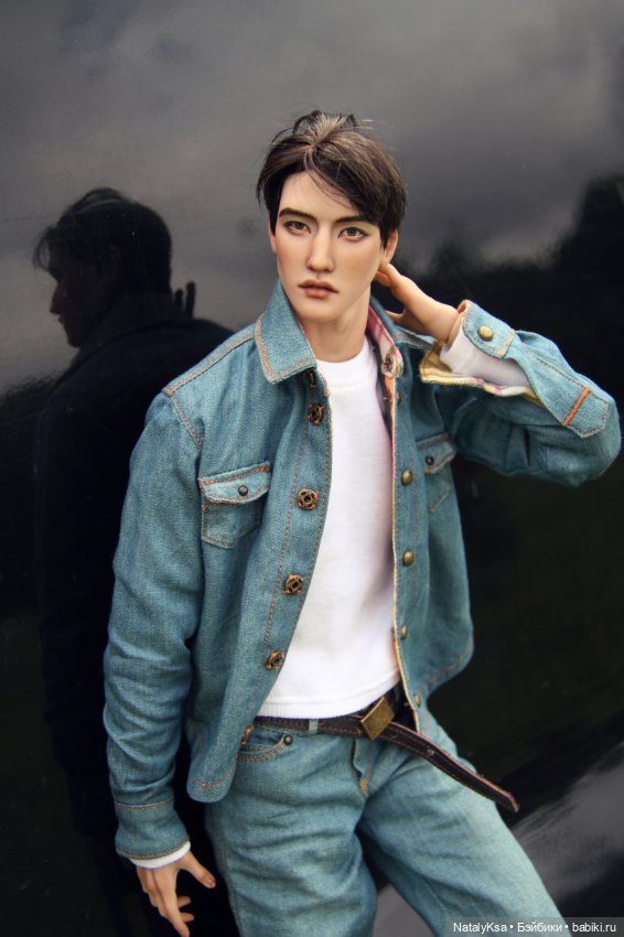 Джинсовая рубашка 1/4 — Одежда для BJD