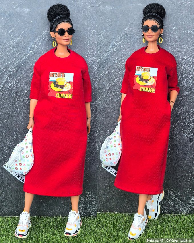 Платье для пышки Барби — Одежда для кукол