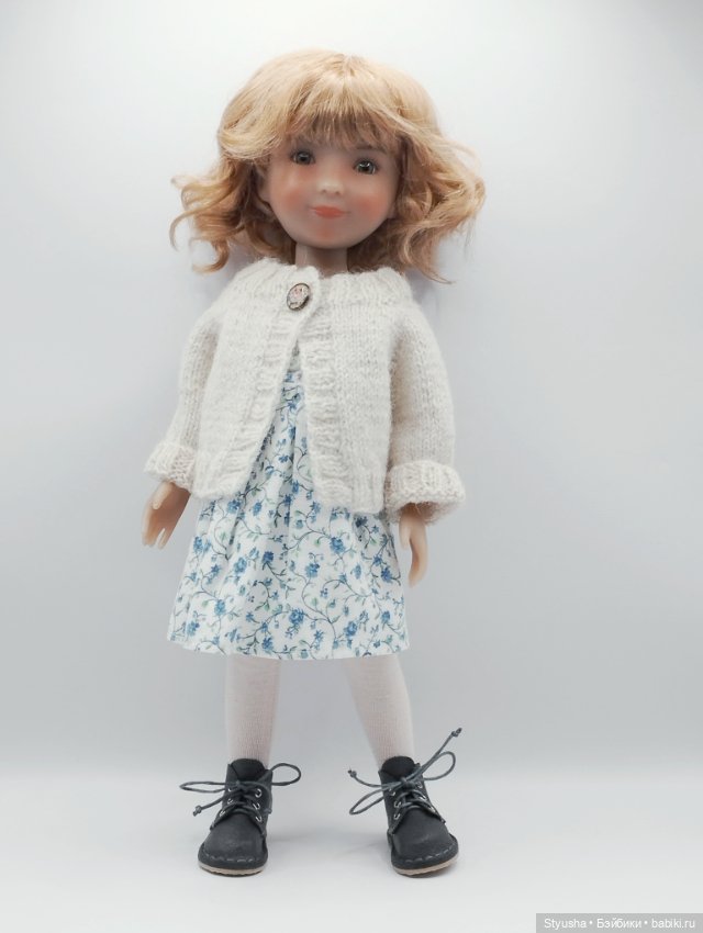 Ruby Red Siblies ботинки тёмно-серые, обувь для кукол Руби Ред 31 см (фото 6)