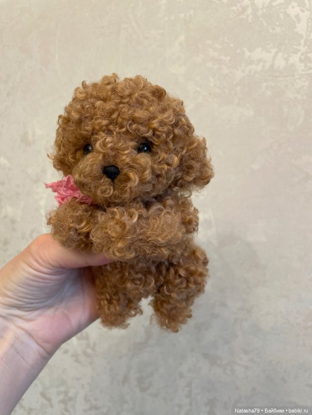 Щенок пуделя — Авторские игрушки (фото 3)