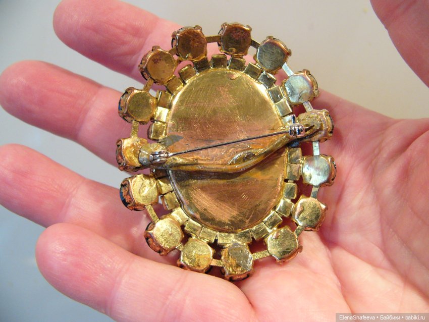 Старинная большая брошь для Ваших красавиц. Германия (фото 5)