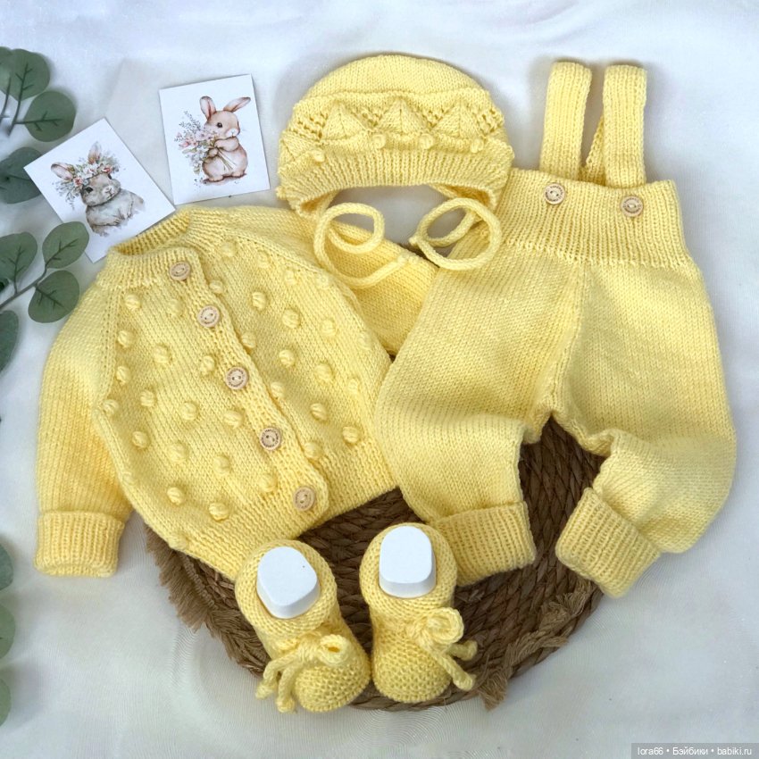 Комплекты «Шишечки» ручной работы (фото 10)