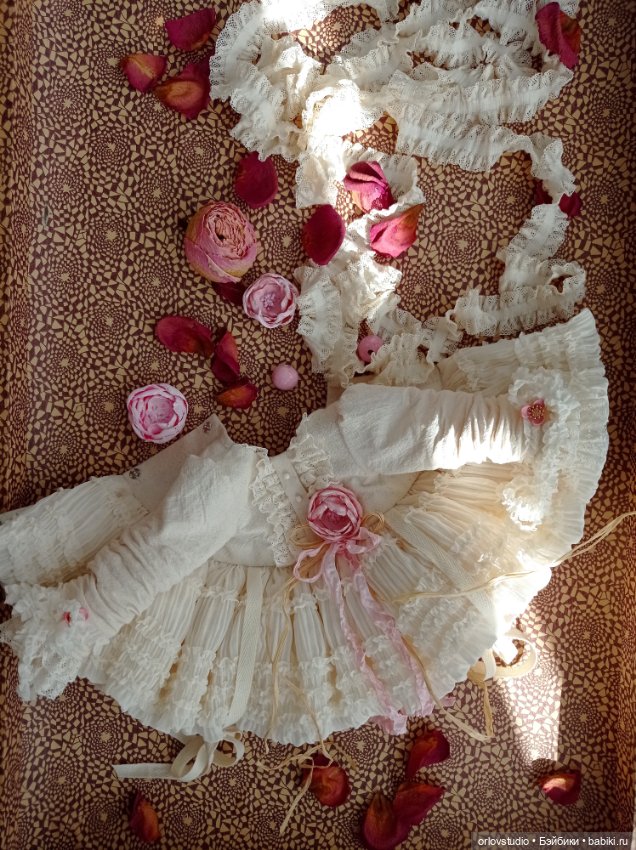 #3 Платье 🍭🍥 "Облачный зефир" для Готц/Zwergnase (фото 4)