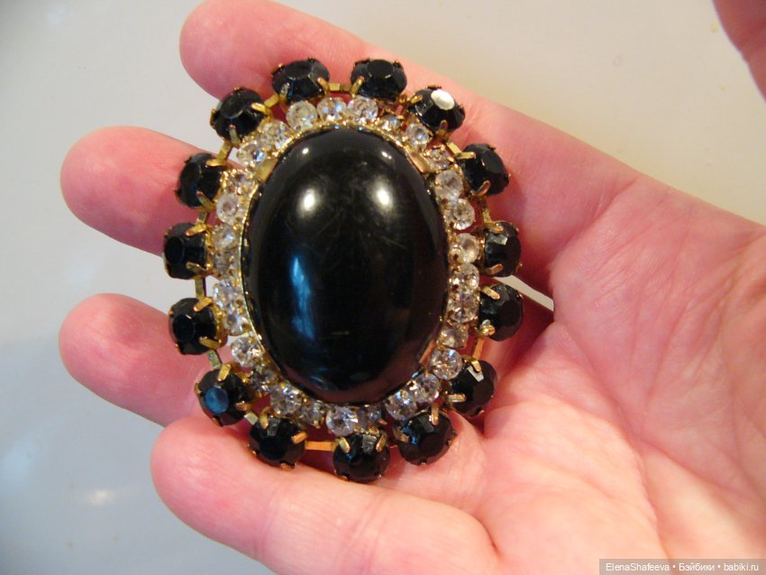 Старинная большая брошь для Ваших красавиц. Германия (фото 4)