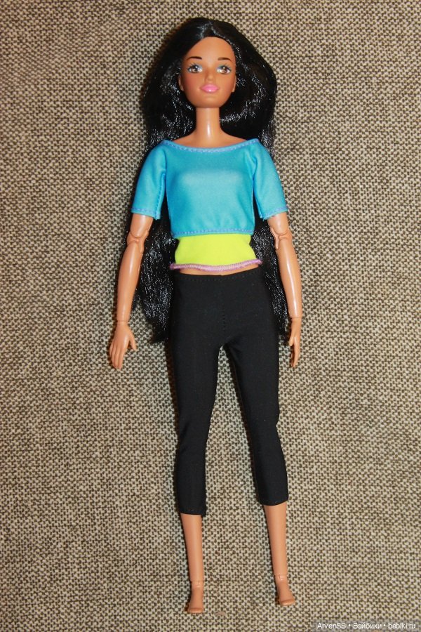 Голова 1993 Dolls of the World - Native American Barbie на теле МТМ (фото 5)