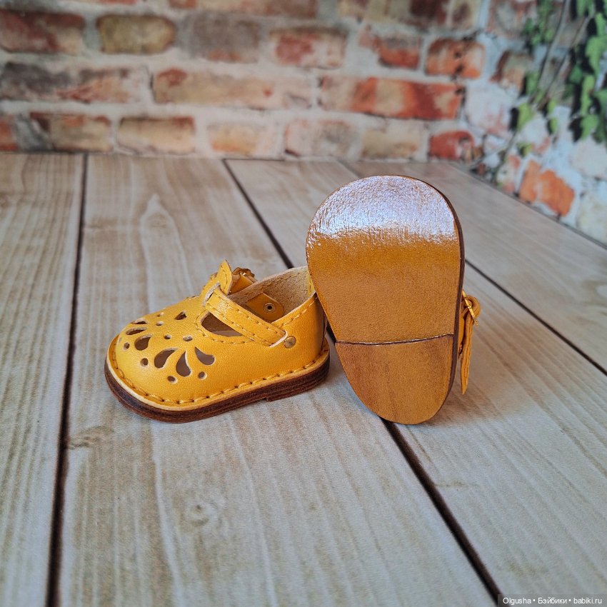 Желтые сандалики на Вихтеля (фото 4)