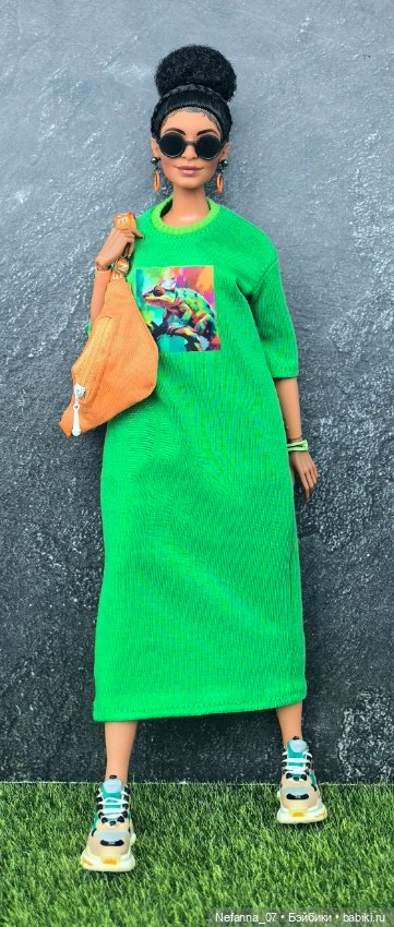 Платье для пышки Барби — Одежда для кукол (фото 3)