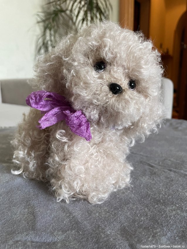 Собачка болонка — Авторские игрушки (фото 5)