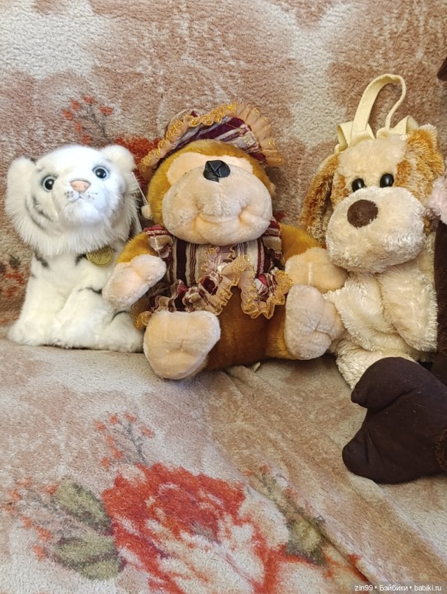 Мягкие игрушки корова, собака, мишки, мышки, петух (фото 7)