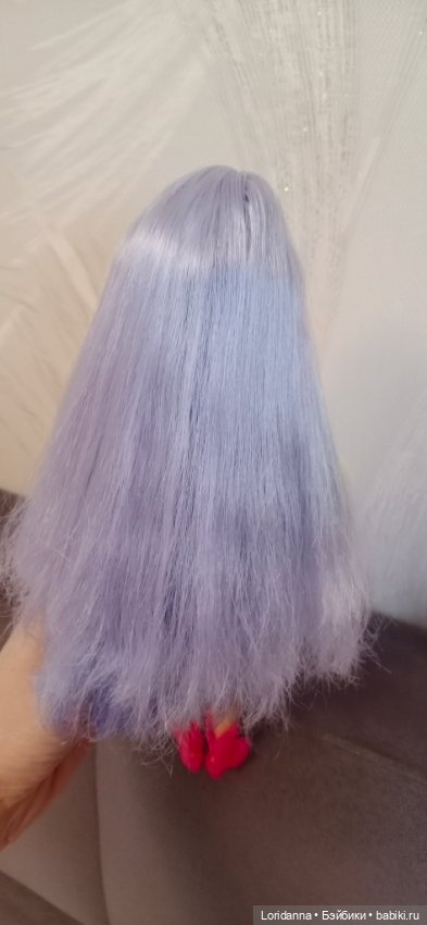 Barbie extra лавандовые волосы обмен (фото 3)