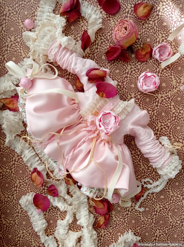 Платье 🍭💗🍥 "Розовая пудра" для Готц/Zwergnase (фото 4)