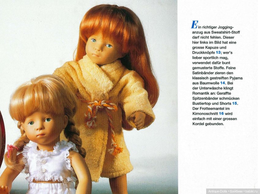 Alles für Puppen. Шитье, вязание и рукоделие с листами выкроек (фото 6)