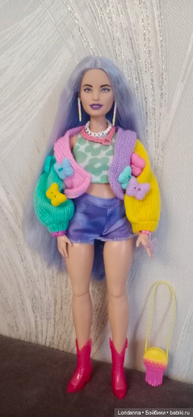 Barbie extra лавандовые волосы обмен