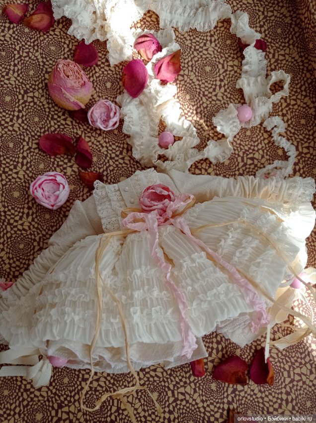 #3 Платье 🍭🍥 "Облачный зефир" для Готц/Zwergnase (фото 5)