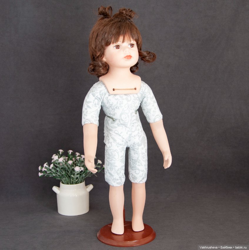 Куколка фарфоровая для создания образа
