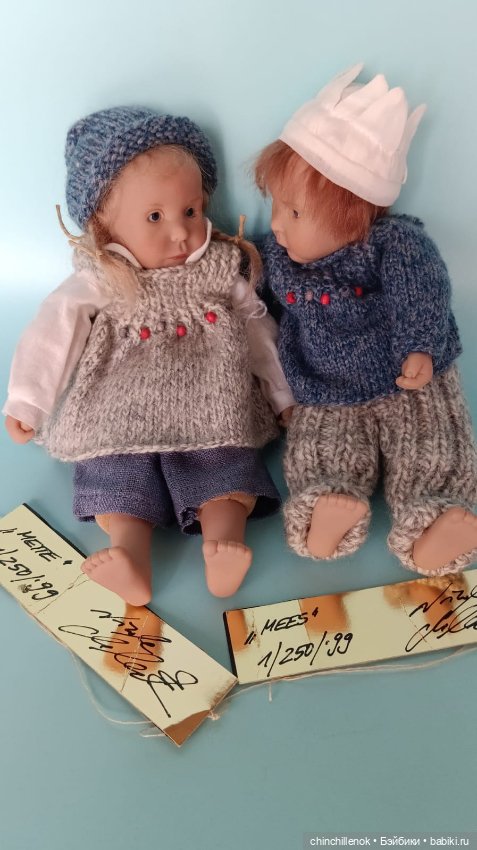 Крохотульки twins Mette & Mees от Zwergnase