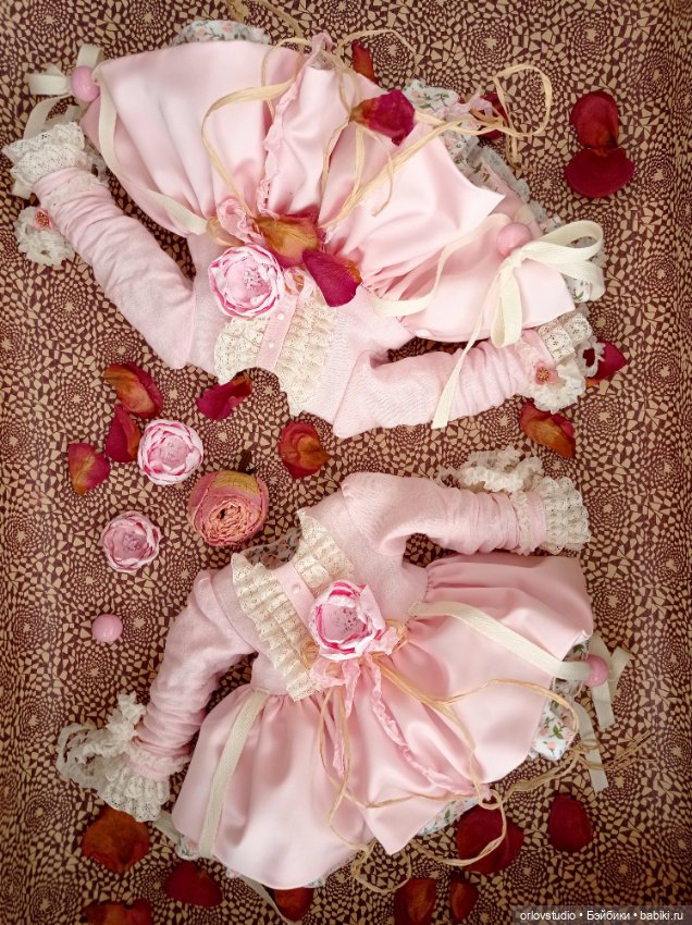 Платье 🍭💗🍥 "Розовая пудра" для Готц/Zwergnase (фото 3)