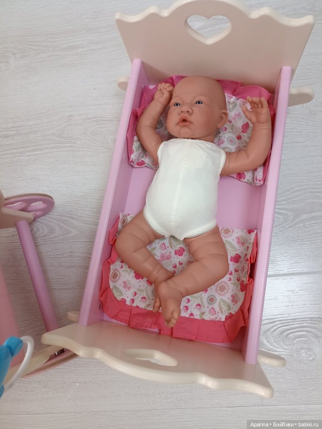 Коляска и кроватка качалка для кукол (фото 2)
