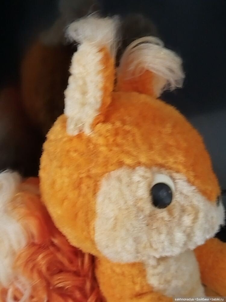 Плюшевая белка — Винтажные куклы и игрушки детства (фото 7)