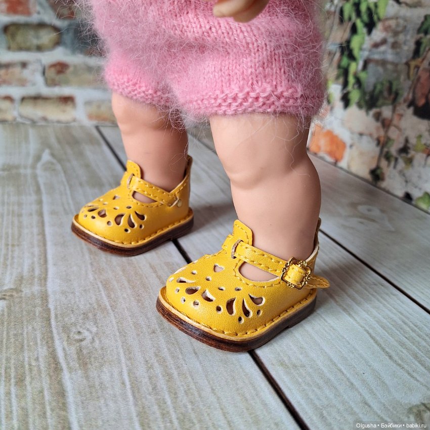 Желтые сандалики на Вихтеля (фото 7)