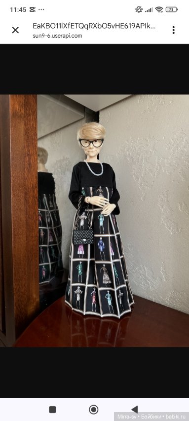 Шёлковое платье "на выход" (фото 3)