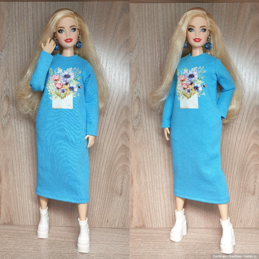 Платье для Барби пышки — Одежда для кукол (фото 3)