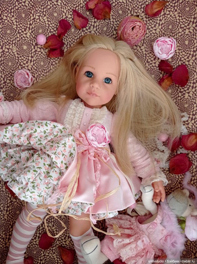 Платье 🍭💗🍥 "Розовая пудра" для Готц/Zwergnase (фото 8)