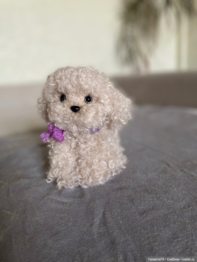 Собачка болонка — Авторские игрушки (фото 6)
