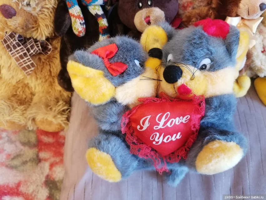 Мягкие игрушки корова, собака, мишки, мышки, петух (фото 3)