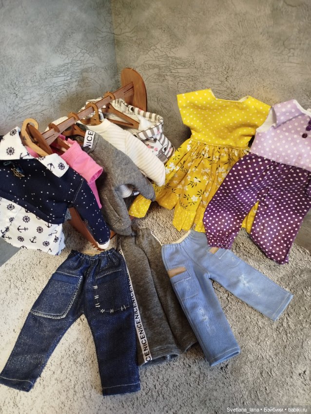 Лот одежды для кукол Руби Ред или Готц 36 см (фото 2)