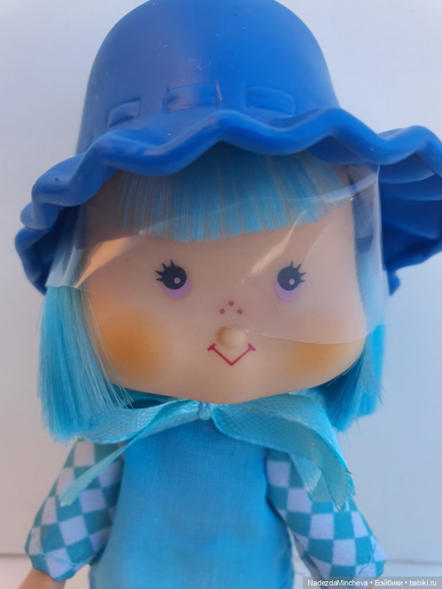 Редкая Черничка в голубом (Blueberry Muffin / Blue Hat Look) Strawberry Shortcake 1980 реплика (фото 3)