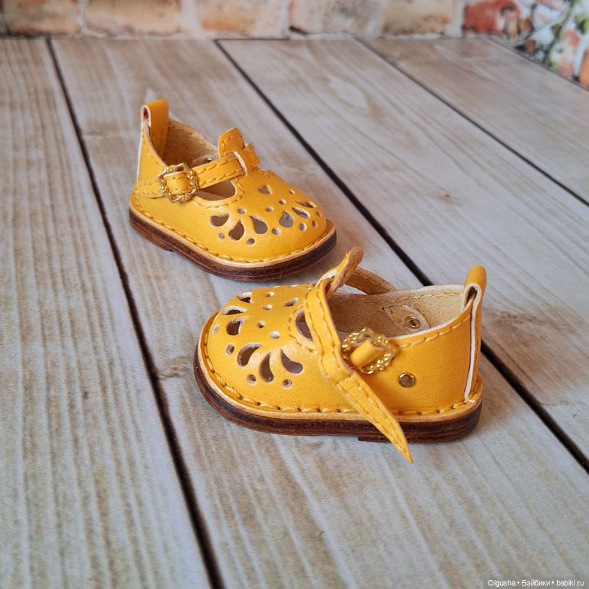Желтые сандалики на Вихтеля (фото 5)