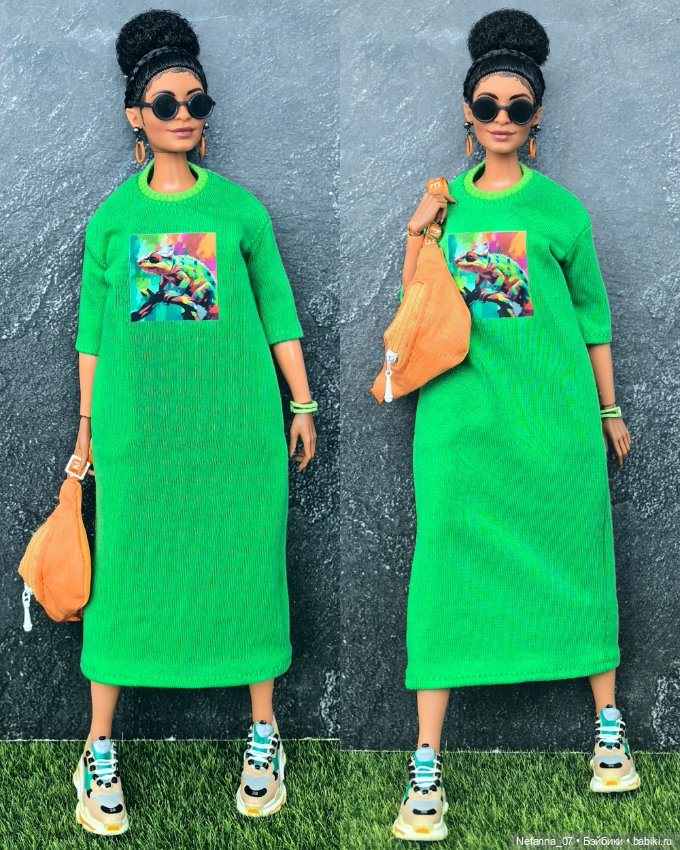 Платье для пышки Барби — Одежда для кукол