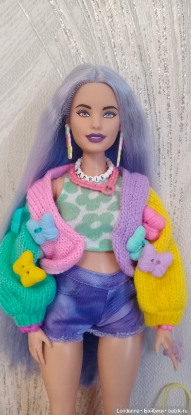 Barbie extra лавандовые волосы обмен (фото 2)