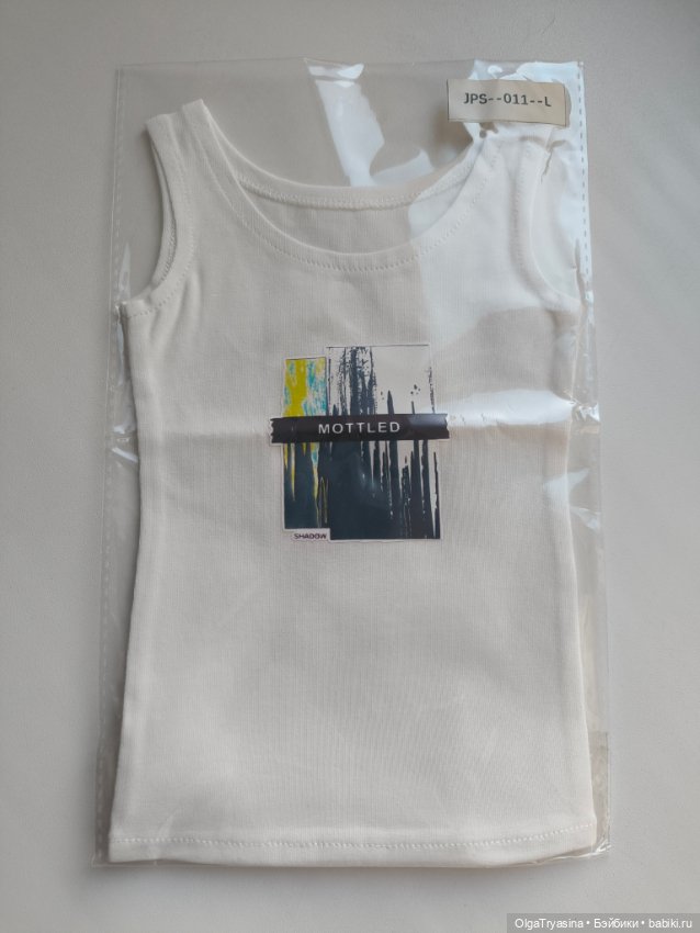 Майка с принтом для SD70 — Одежда для BJD